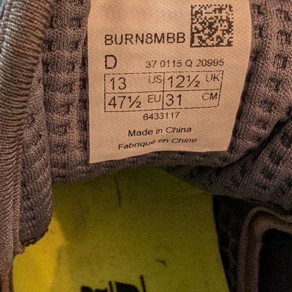 Warrior Burn 8.0 cleats - size 13 - Picture 7 of 9